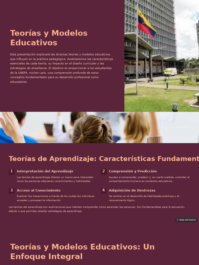 Teorías y Modelos Educativos Esenciales | PDF | Aprendizaje | Enseñando