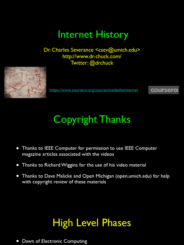 Evolution of Internet Technology | PDF | World Wide Web | Internet & Web