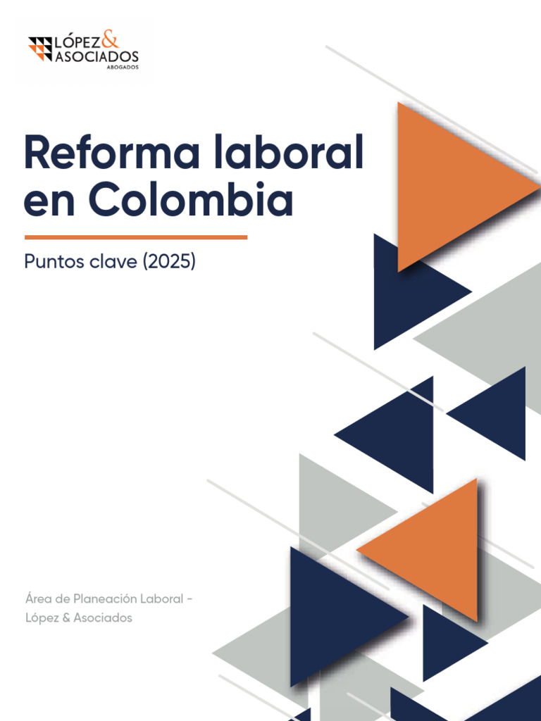 Claves de la Reforma Laboral 2025 en Colombia | PDF | Derecho laboral ...