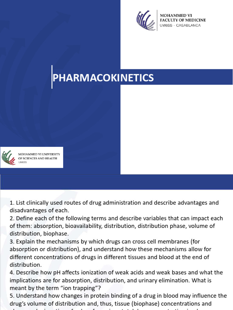 AFM Course Template-UM6SS-Pharmacology Pr. M. PATEL - Lecture 2 ...