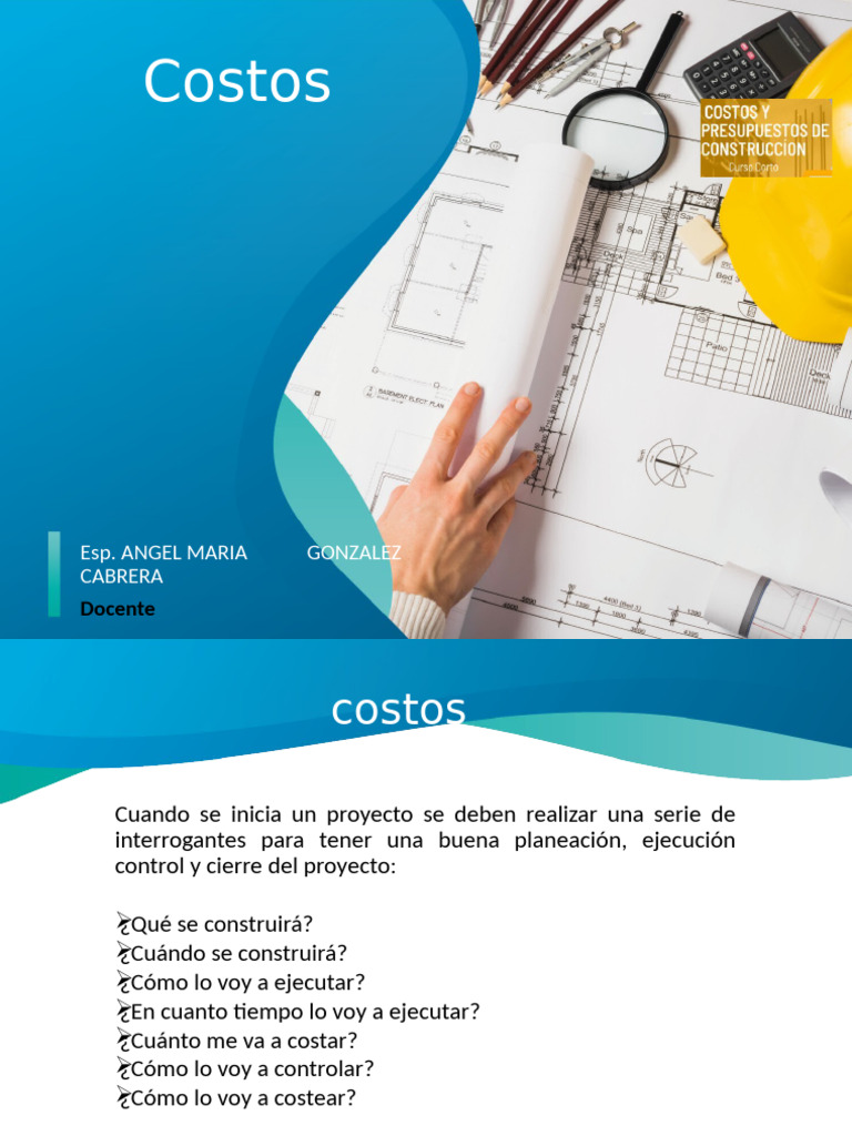 Costos en Proyectos de Construcción | PDF