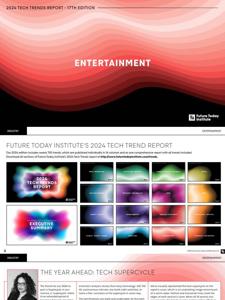 TR2024 Entertainment FINAL LINKED | PDF | Artificial Intelligence |  Intelligence (AI) & Semantics