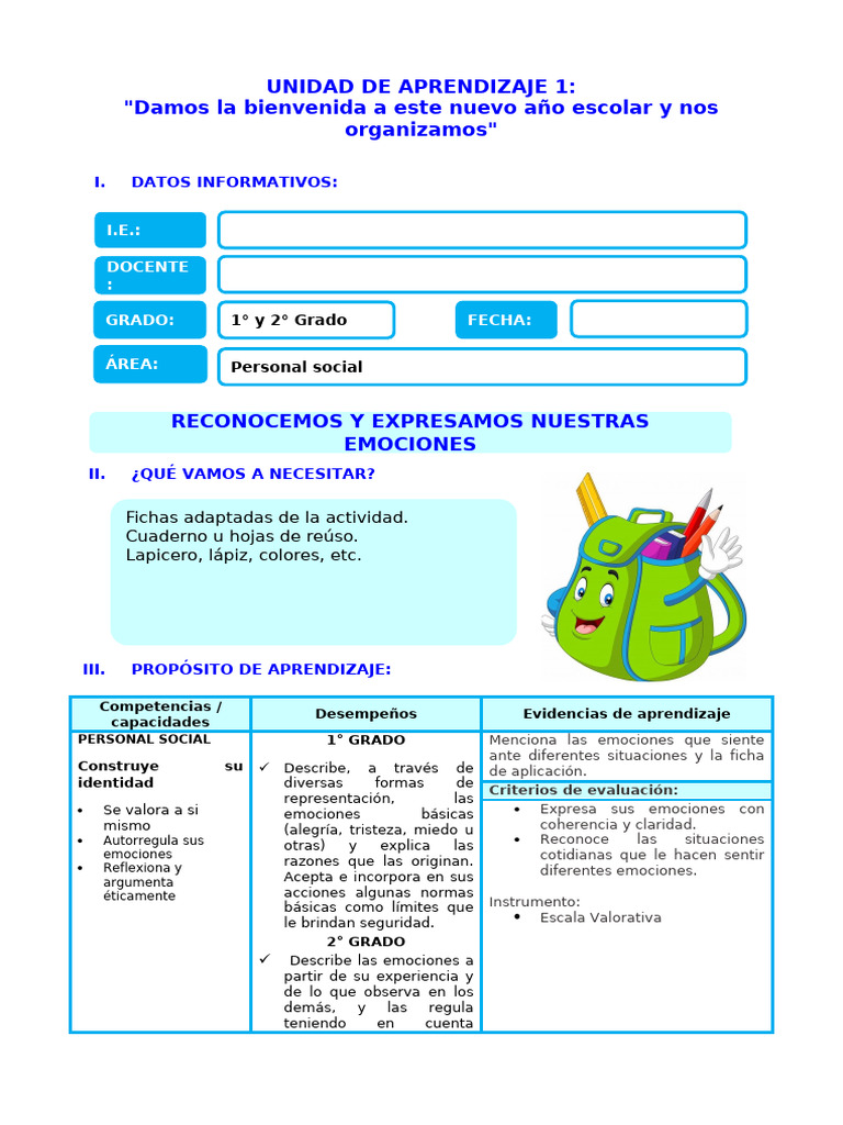 Reconocimiento y Expresión de Emociones | PDF | Las emociones | Aprendizaje