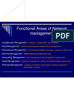 Functional Areas of Network Management