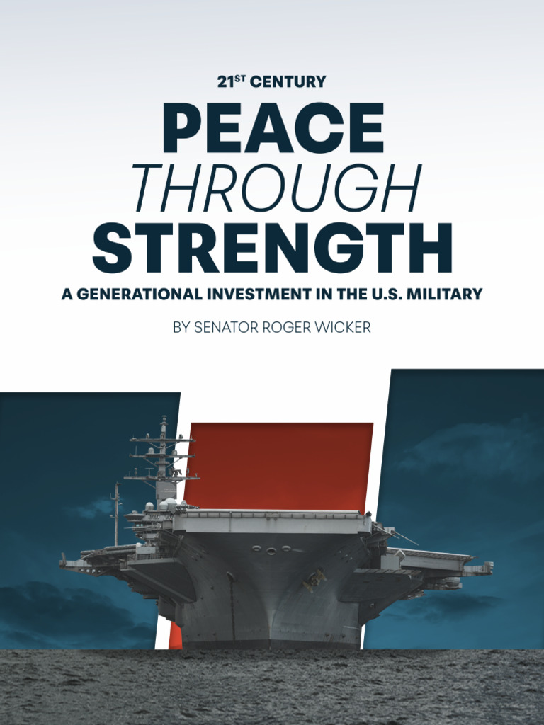 Peace Through Strength | PDF | Military Budget Of The United States ...