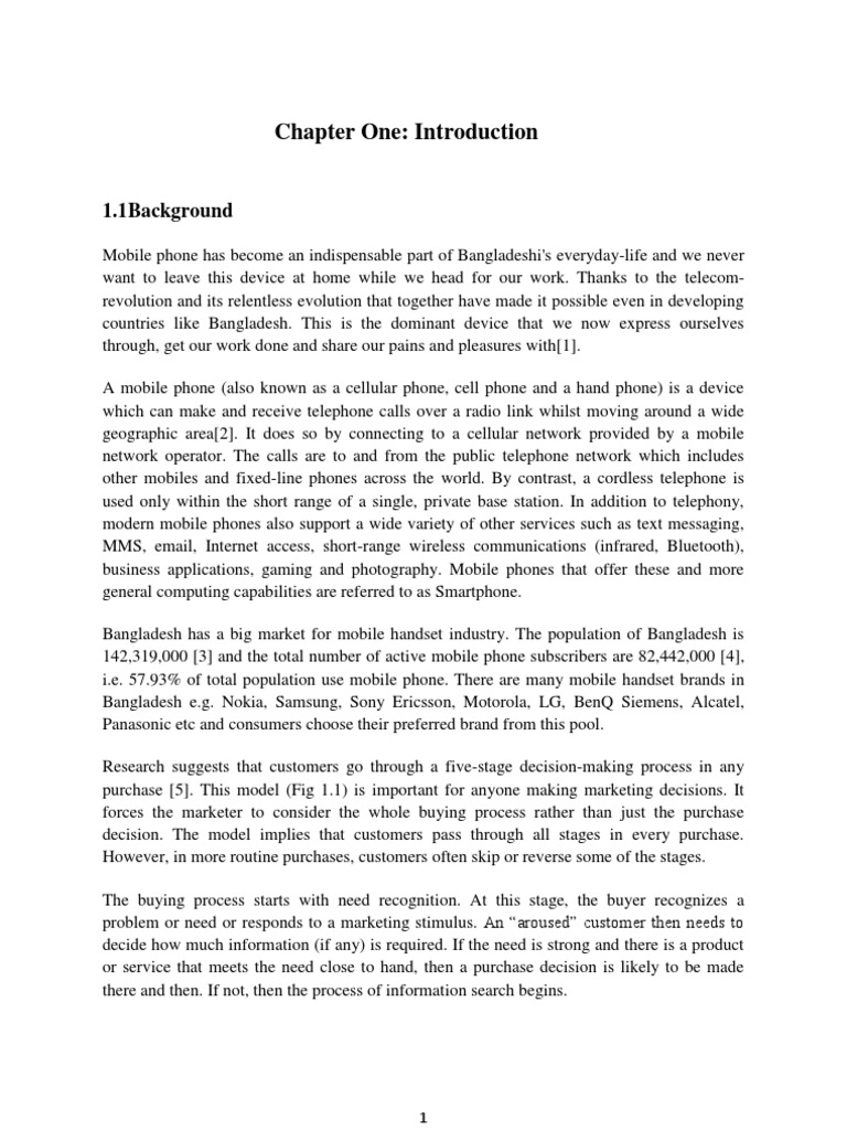 Bangladesh Mobile Consumer Study | PDF | Mobile Phones | Attitude ...