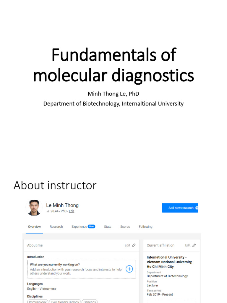 Fundamentals of Molecular Diagnostics | PDF | Molecular Biology ...