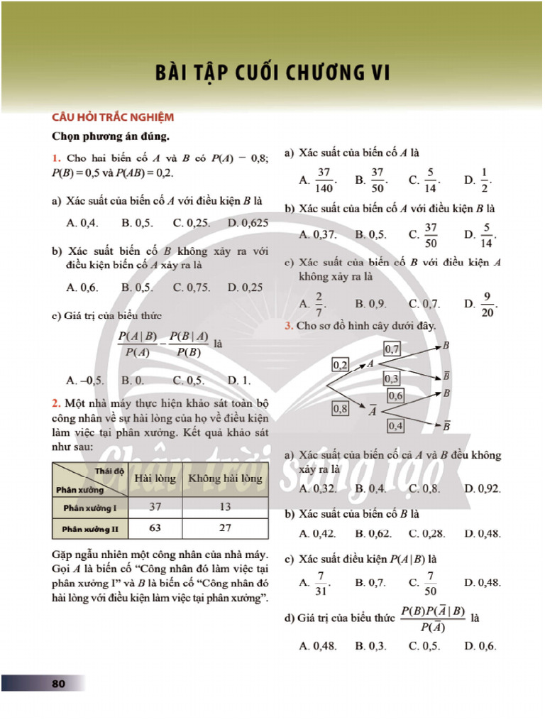 BT On Tap Chuong Xs 12 CTST (SGK+BT) | PDF