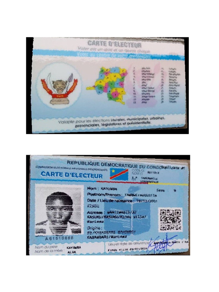 Carte D'électeur | PDF