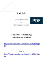 Sociolekt Presentation