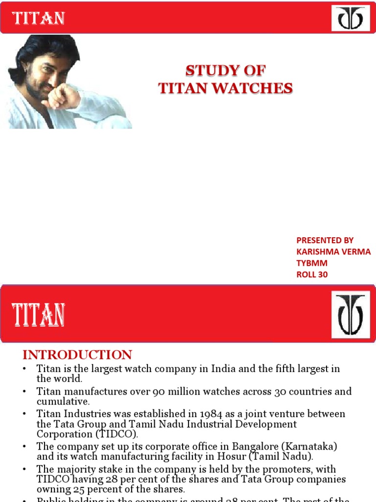 marketing mix of titan watches