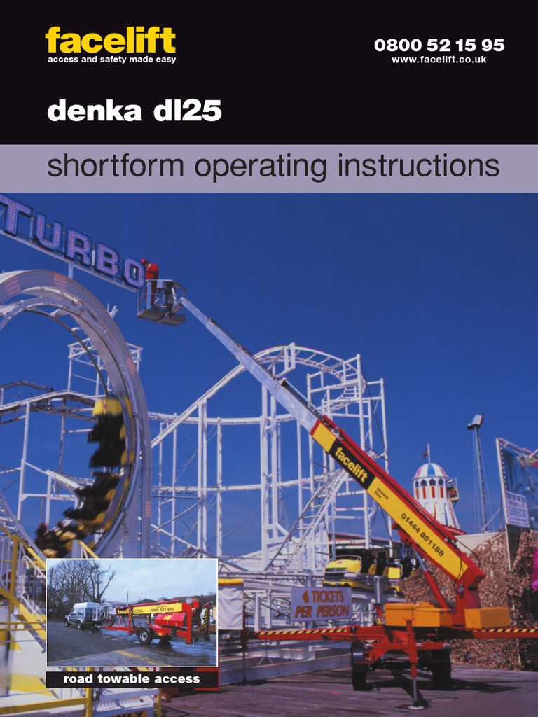 DL25 Emergency Operating Guide | PDF | Elevator | Crane (Machine)