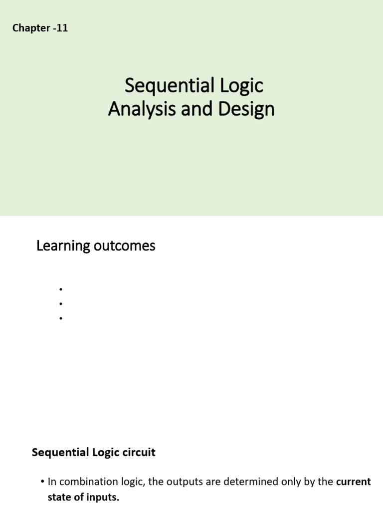 Sequential Logic Circuits Overview | PDF | Logic Gate | Digital Technology