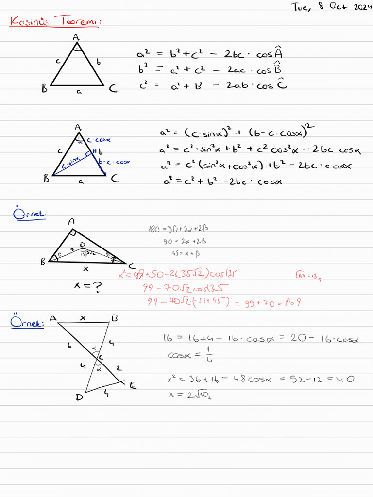 Turkish 11th Grade Maths | PDF