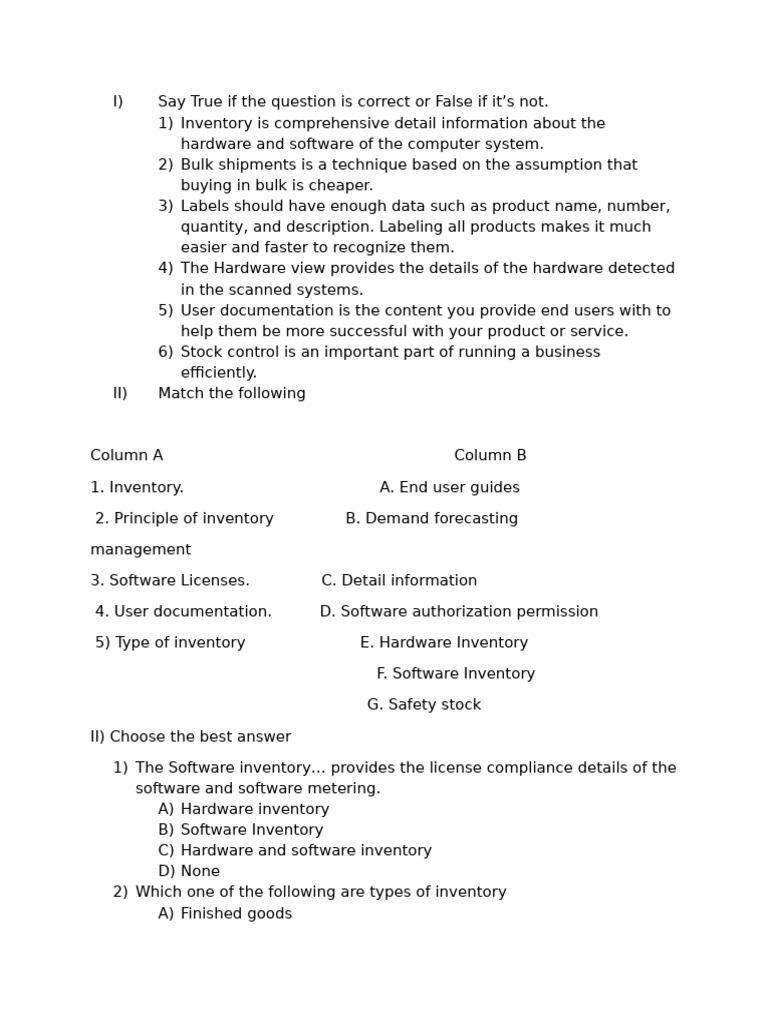 Inventory Management Basics Explained | PDF | Inventory | Software