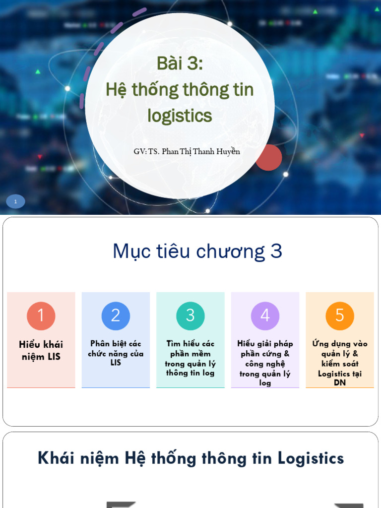 Chap 3 He Thong Thong Tin Logitics Trong DN | PDF