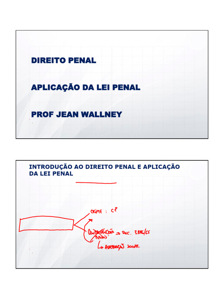 Princípios e Aplicação do Direito Penal | PDF | Crimes | Crime e Violência