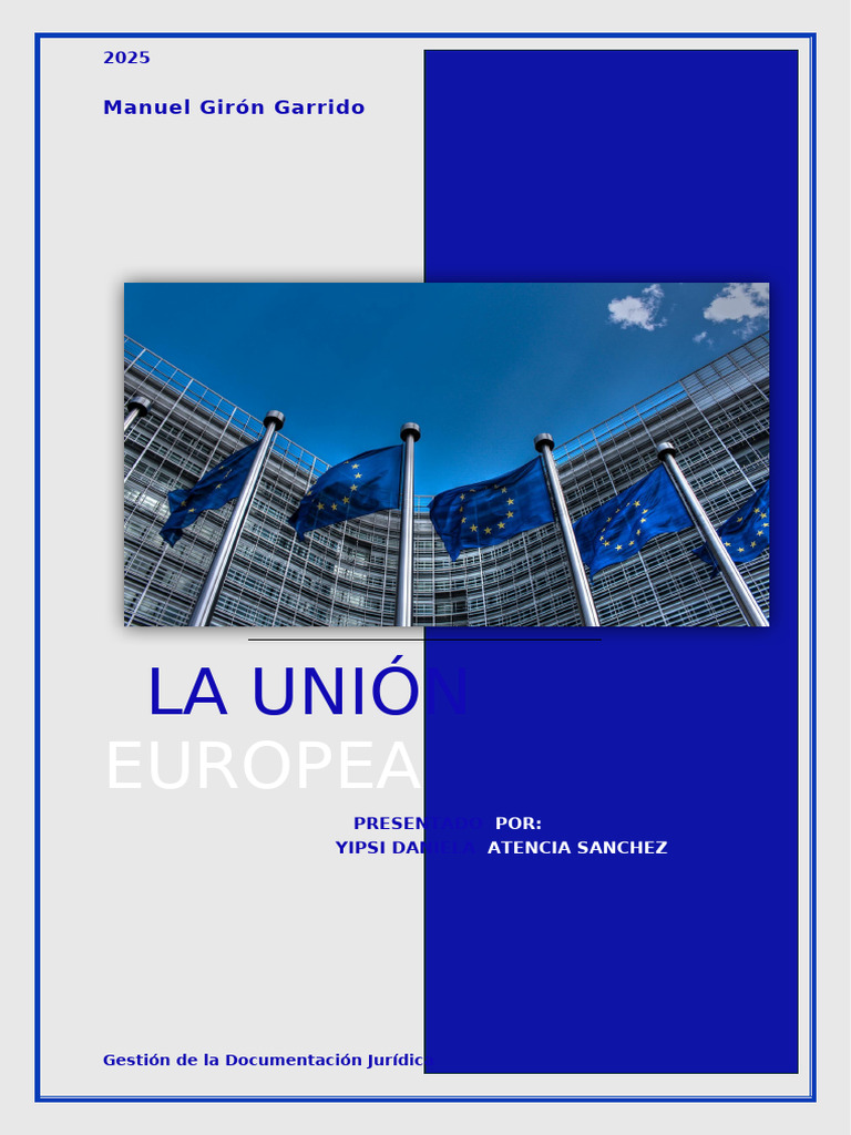 La Unión Europea of | PDF | Unión Europea | Estado miembro de la Unión ...