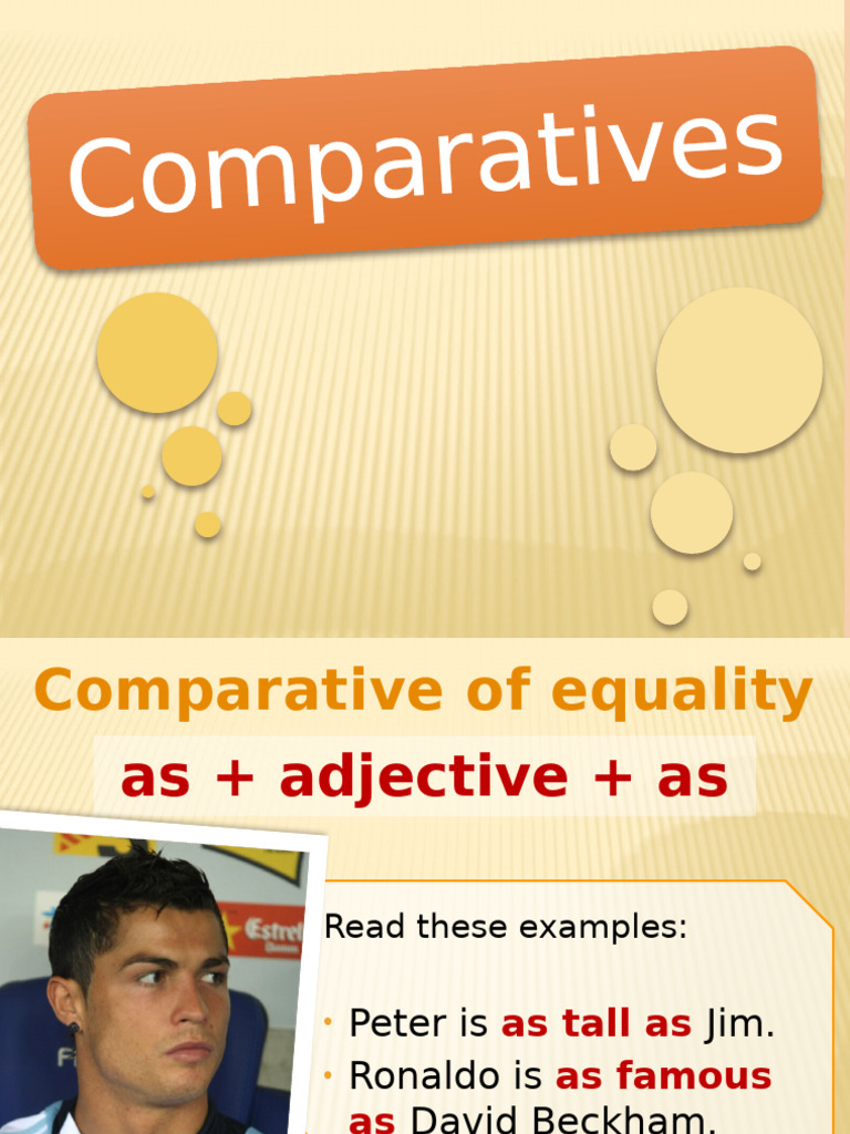 Understanding Comparatives in English | PDF