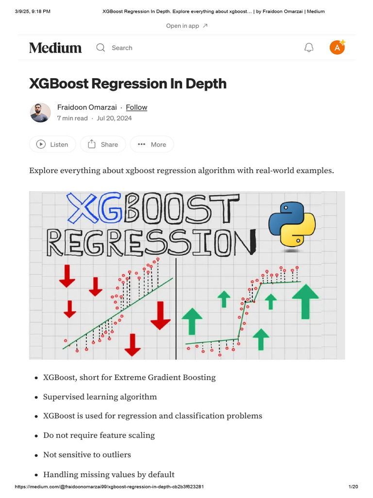 XGBoost Regression in Depth. Explore Everything About Xgboost - by ...