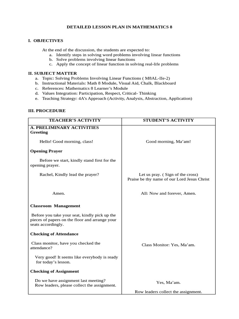 DLP Mathematics8 (Day5) | PDF | Function (Mathematics) | Mathematical ...