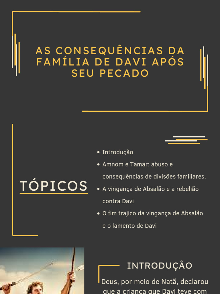 Consequências do Pecado de Davi | PDF | Davi