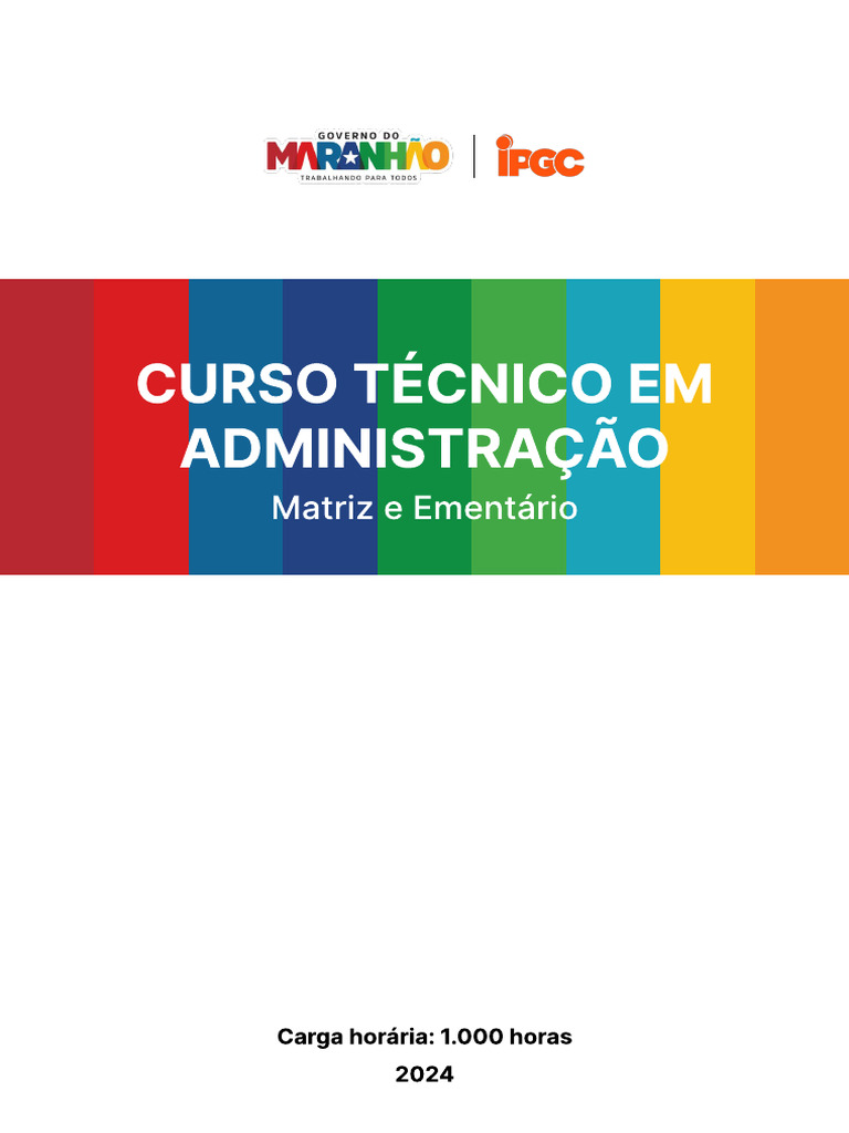 Curso Técnico em Administração 2024 | PDF | Gestão de recursos humanos ...