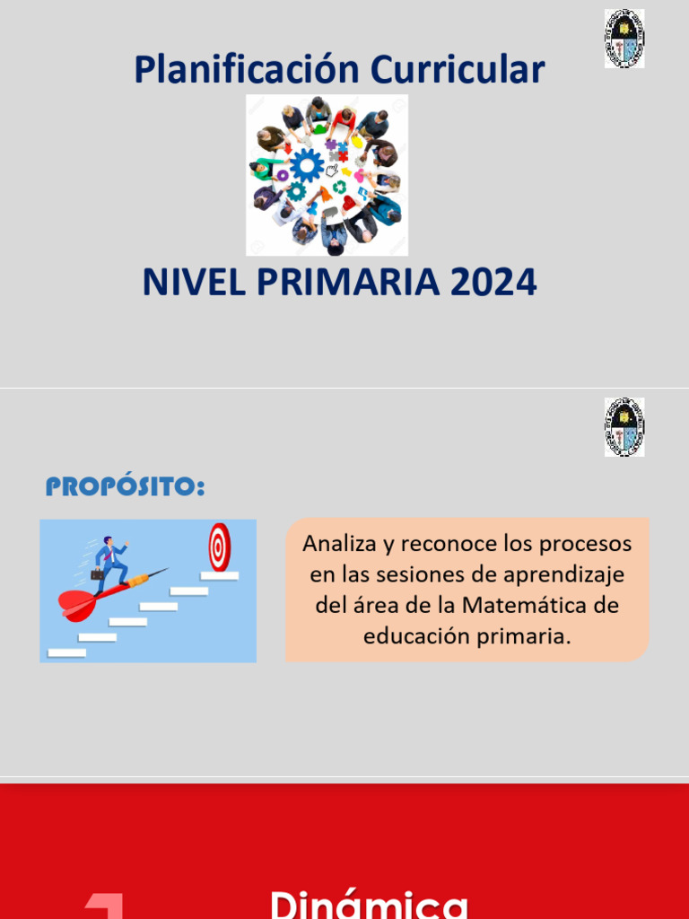 Planificación Curricular Matemática 2024 | PDF | Aprendizaje | Plan de ...