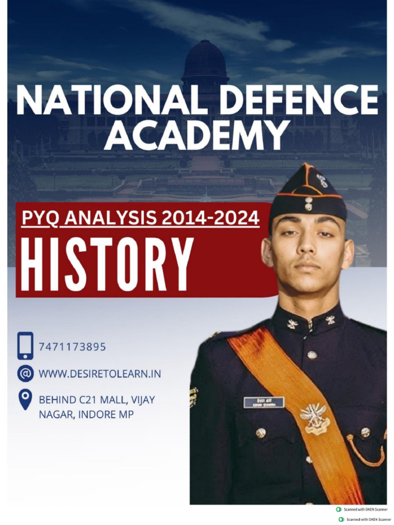 NDA - HISTORY - LAST 10 YEARS PYQs | PDF