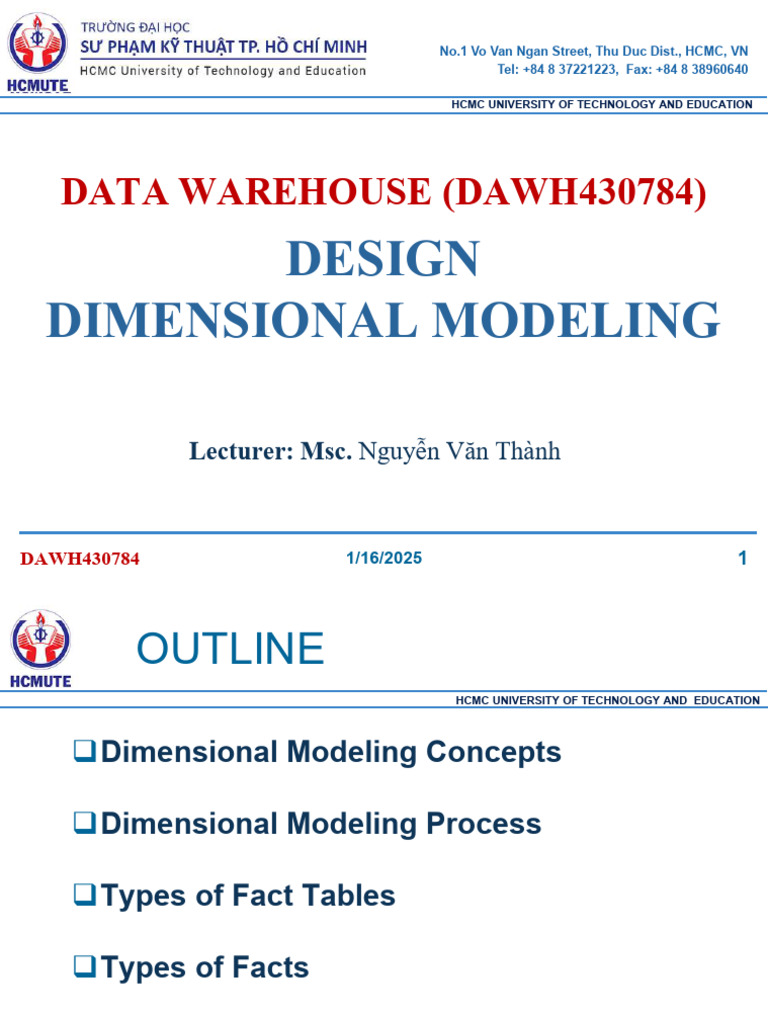 DWH Dimensions and Modeling Overview | PDF | Data Warehouse | Data ...