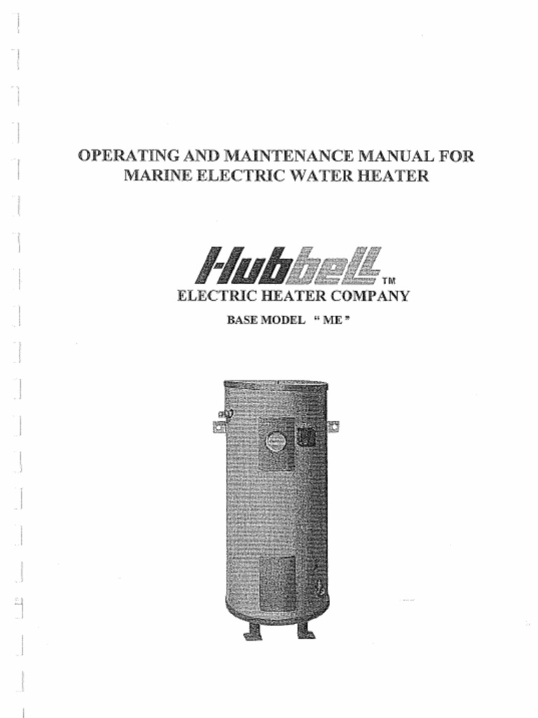 Water Heater Manual | PDF