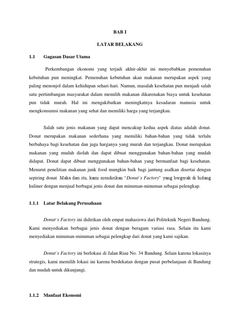 Mini donut business plan picture