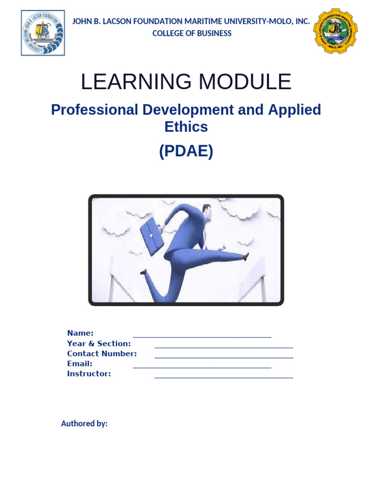 Professional Development & Ethics Module | PDF | Communication ...