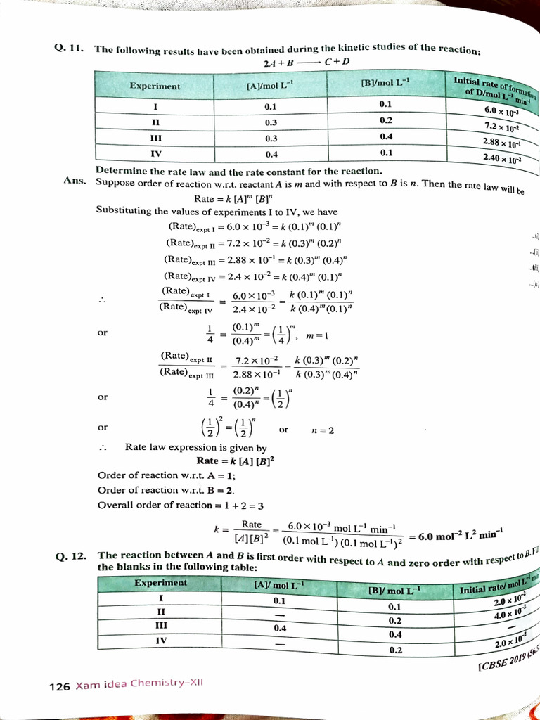 Chemical Kinetics Questions | PDF | Activation Energy | Chemical Kinetics