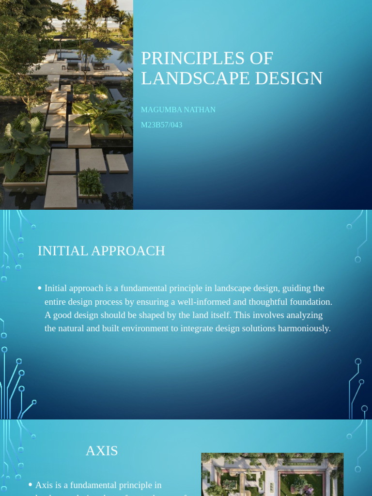 Principles of Landscape Design | PDF | Composition (Visual Arts ...
