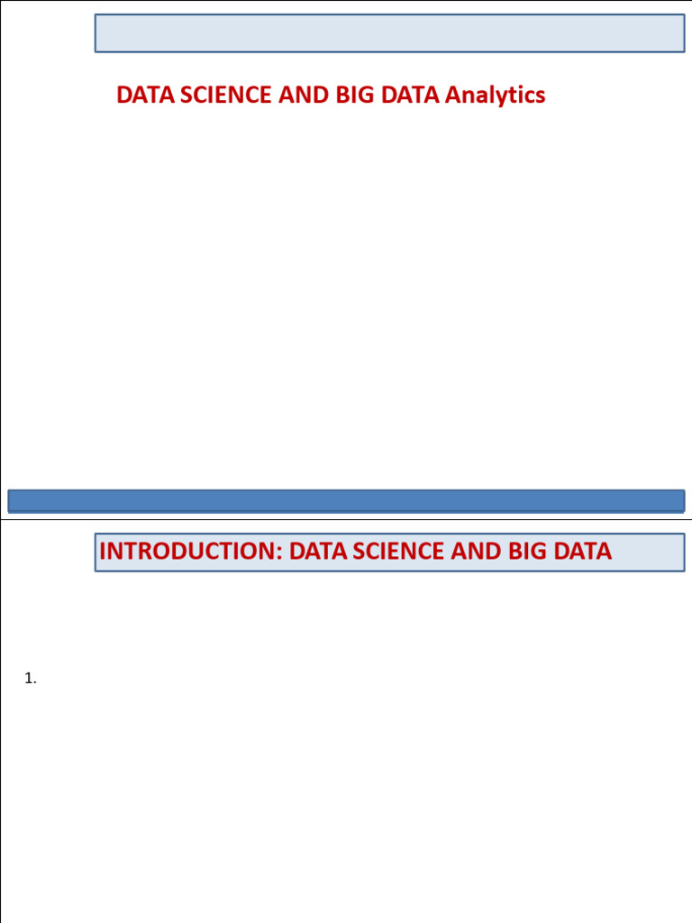 Understanding Data Science & Big Data | PDF | Big Data | Computer ...