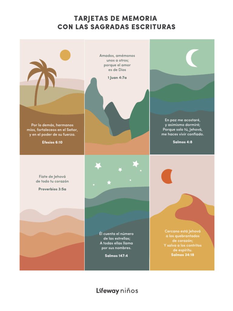 Versículos Inspiradores de la Biblia | PDF