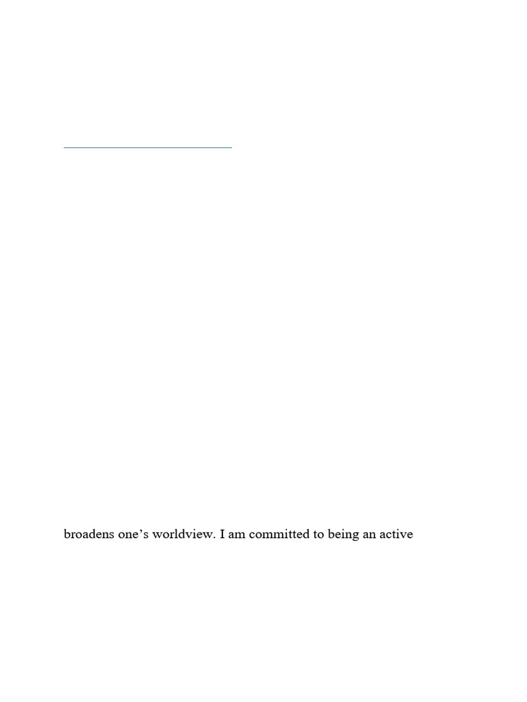 Motivation Letter | PDF