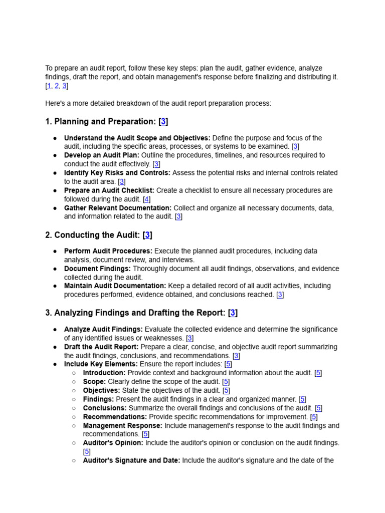 Audit Report Preparation Guide | PDF | Audit | Auditor's Report