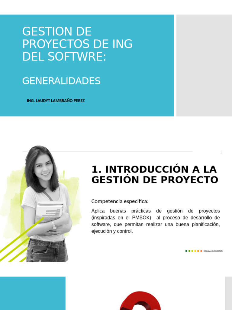 Gestión de Proyectos de Software | PDF | Software | Gestión de proyectos