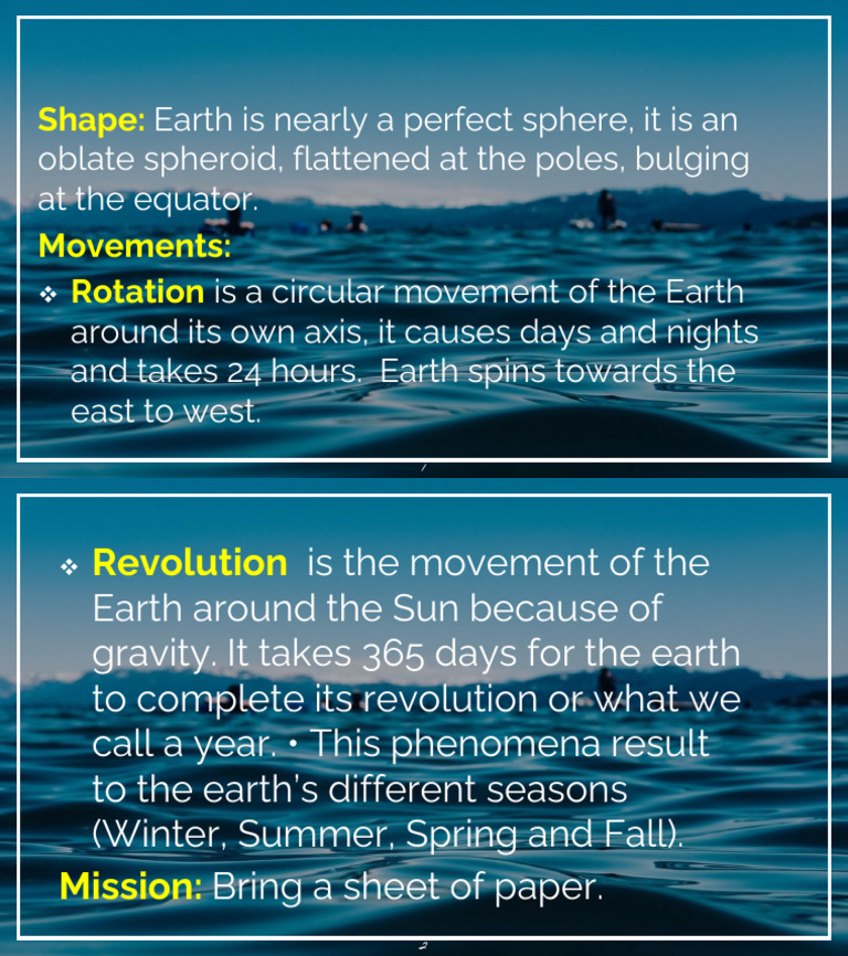 The Planet Earth | PDF