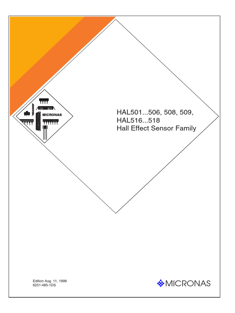 Hall Effect Sensor Family Overview | PDF | Electronic Circuits ...