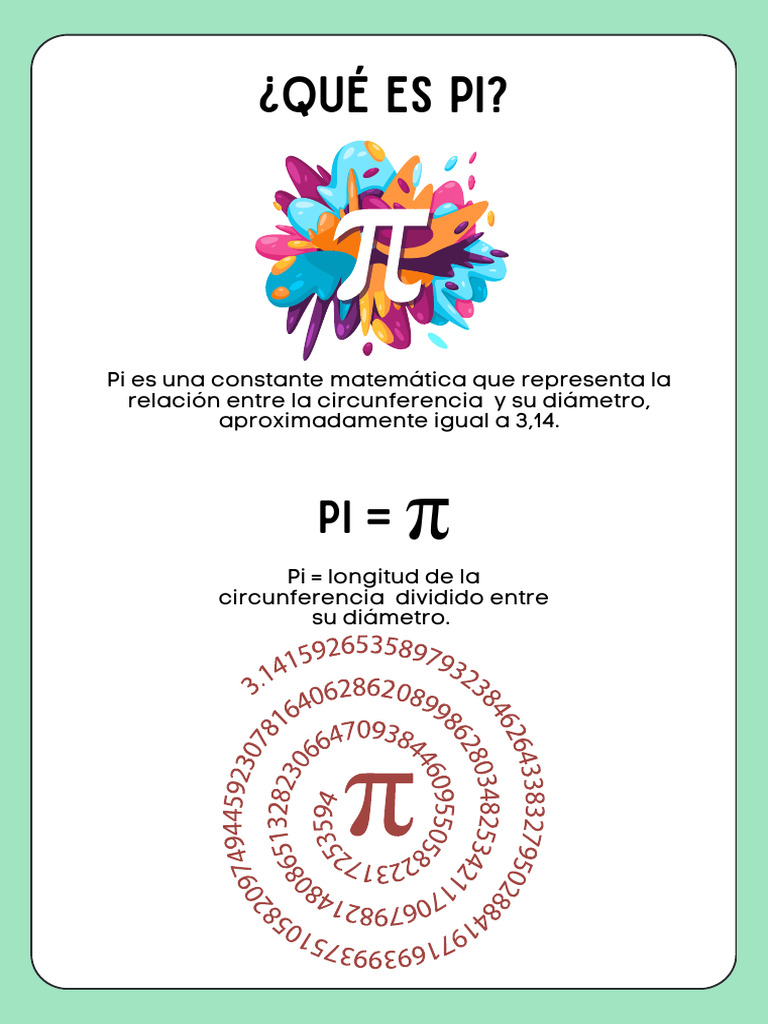 Qué es Pi: Definición y Cálculo | PDF