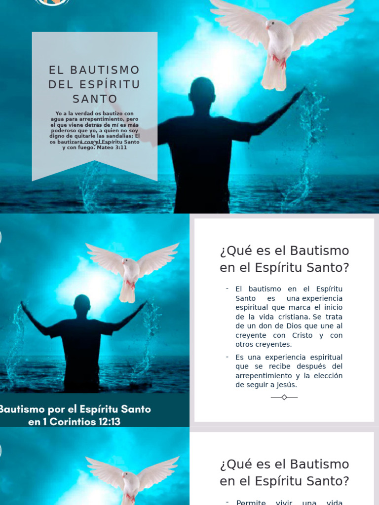 Significado del Bautismo en el Espíritu Santo | PDF