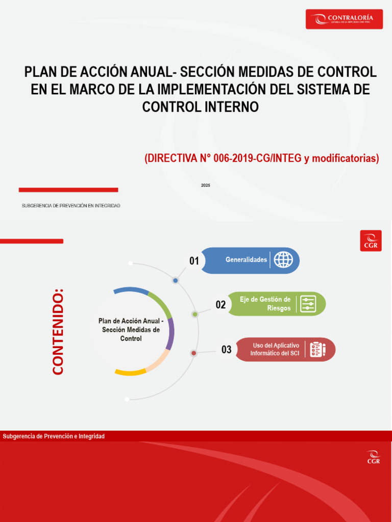 Plan Anual de Control 2025 | PDF | Presupuesto | Riesgo