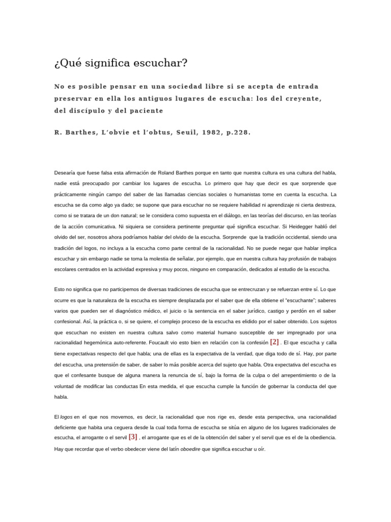 Barthes | PDF | Psicoanálisis | Asunto (gramática)
