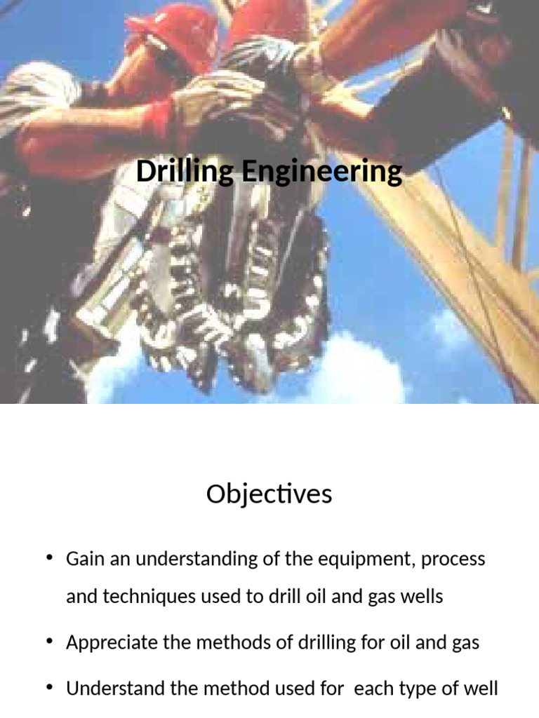 Drilling Engineering Techniques Overview | PDF | Oil Well | Drilling Rig