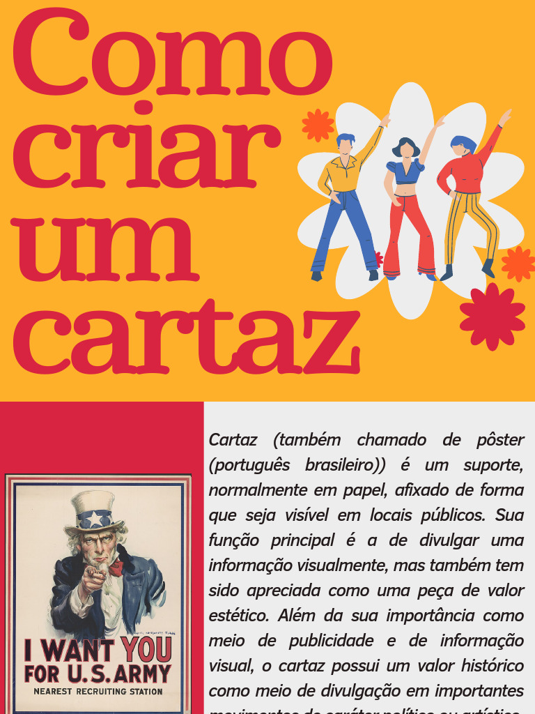 Como Criar um Cartaz Atraente | PDF | Pôster