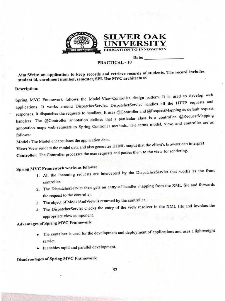 AJ Practical 10 | PDF