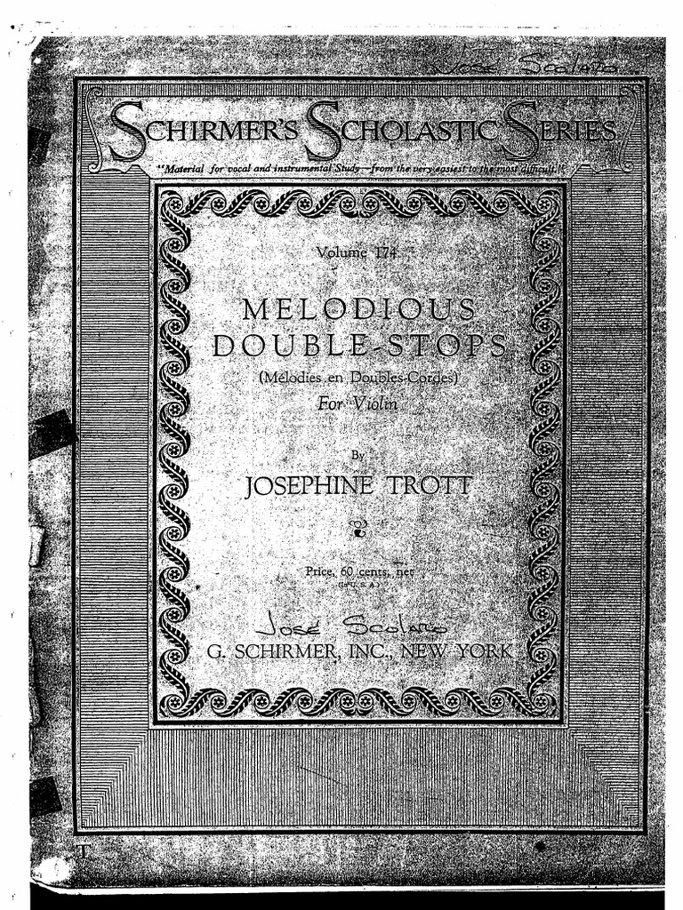 Melodious Double-Stops for Violin | PDF
